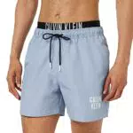 Calvin Klein Medium Double Wb, Pantaloncini, Uomo, Vinca