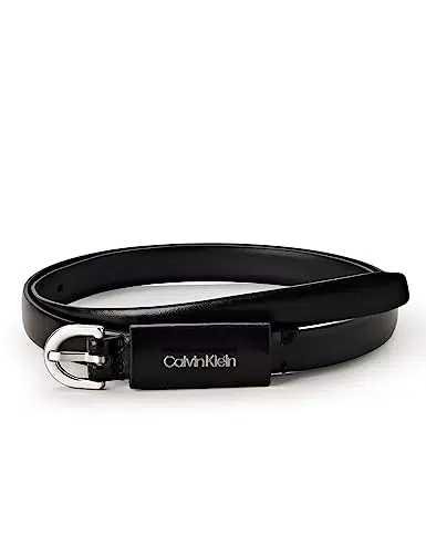 Calvin Klein Must Metal Let Belt 15mm Cinture, CK Black