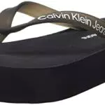 Calvin Klein Sandalo da Spiaggia Flatform Logo, Flip Flop Donna