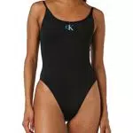 Calvin Klein Scoop Back One Piece 997, Donna, Pvh Black