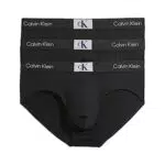 Calvin Klein Slip Hipster Uomo Confezione da 3 Cotone Elasticizzato