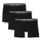 Calvin Klein Surge Boxer Brief 3pk, Boxer Uomo, Black W/ Black Wb
