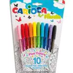 Carioca Fiorella Penna a sfera Multi 10pezzo, multicolore