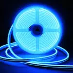 CHACOKO 5M Striscia LED al Neon 600 LEDs, Blu Impermeabile IP65 Luci LED in Silicone