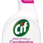 Cif Spray Attivo con Candeggina, Profumo al Limone, 650 ml