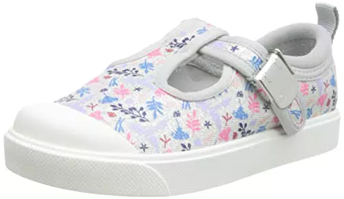 Clarks City Dance, Scarpe da ginnastica per Bambine, argento, 22.5