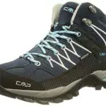 CMP Donna Rigel Mid Wmn Trekking Shoe Wp Scarpe, Blue/Stone