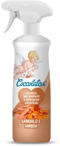 COCCOLATEVI Essenza per Ambienti Sandalo e Ambra 750 ml Profumatore per Ambienti