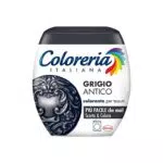 Coloreria Italiana Grey Colorante Tessuti e Vestiti in Lavatrice, grigio antico
