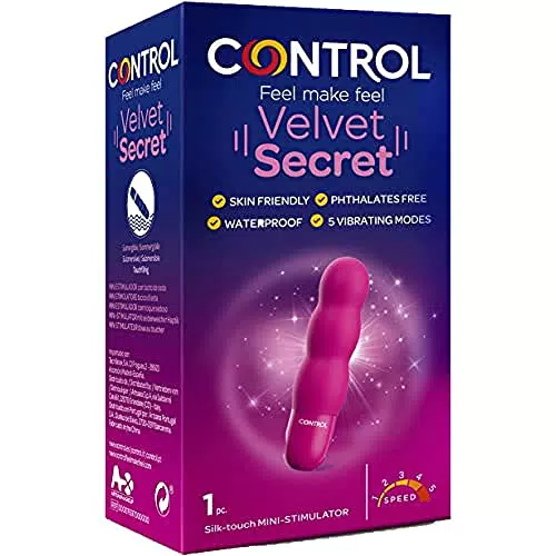 Control Mini Stimolatore dal Design Ergonomico con Tre Sfere VELVET SECRET