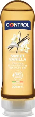 Control Sweet Vanilla Gel Massaggio 2 in 1 A Base D'Acqua All'Aroma Di Vaniglia