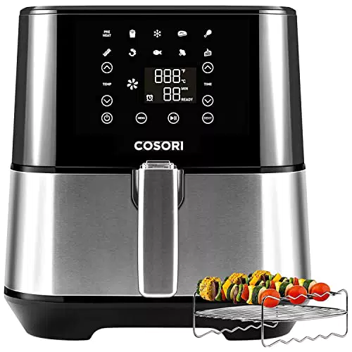 COSORI Friggitrice ad Aria 5, 5 Litri, Air Fryer Risparmio Energetico