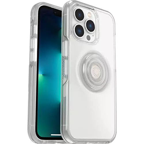 Cover per iPhone 13 Pro OtterBox Otter+Pop, resistente a shock e cadute; cover con PopGrip PopSockets