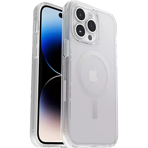 Cover per iPhone 14 Pro Max OtterBox Symmetry+ Clear per MagSafe