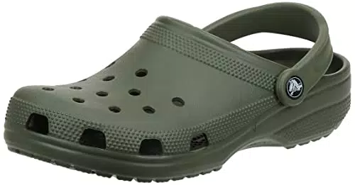 Crocs Classic Clogs, Zoccoli Unisex-Adulto, Army Green