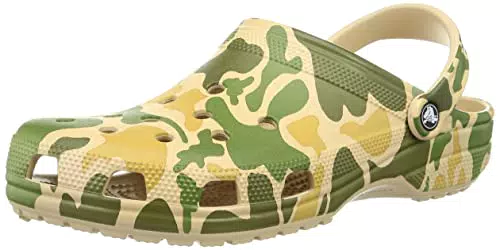 Crocs Zoccolo Mimetico Stampato Classico Unisex, Chai Tan