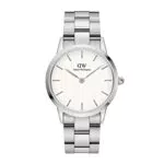 Daniel Wellington Orologio Iconic Link da Donna, 28mm Acciaio Inox Argento Orologio Donna