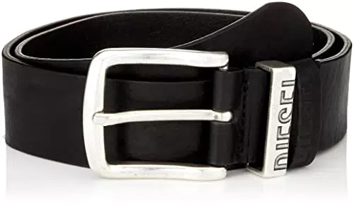 Diesel B-visible Ii, Cintura Uomo, Nero, 80 cm