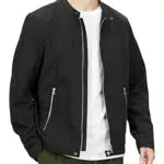 Diesel J-glory-nw, Giacca Uomo, Nero, XXL
