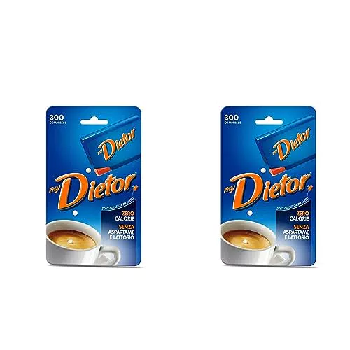 Dietor - MyDietor Dolcificante Naturale 0 kcal, 600 compresse