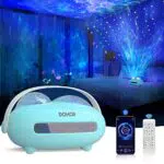 Dohoii Lampada Proiettore Stelle Soffitto, Luce Notturna Bambini con 10 Colori Oceano Galassia