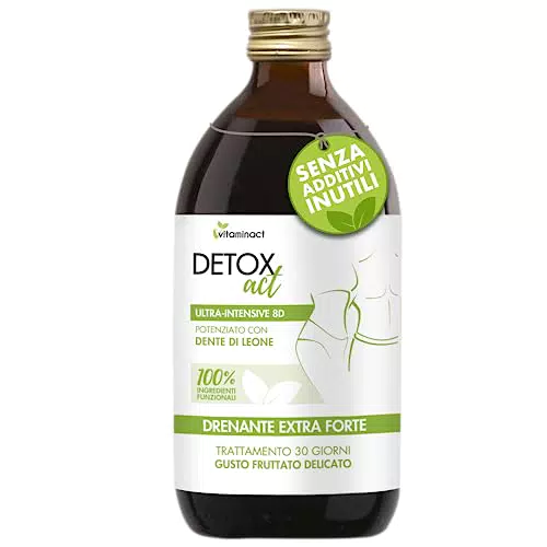 Drenante Forte Dimagrante Donna Uomo - Brucia Grassi - Detox-Diuretico Depurativo Antiossidante-Anticellulite Forte-Snellente Pancia E Fianchi-Potenziato Con Dente Di Leone