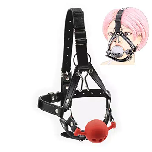 DuMen-J Cosplay Pet Addestramento Giocattolo Bocca Palla per Coppia Giocattolo in Silicone
