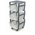 Ecoplast, Carrello Portaoggetti, Utile e Comodo da Usare