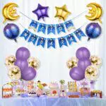 Eid Mubarak Decorazioni Eid Mubarak Banner Palloncino Eid Mubarak Palloncini In Lattice Forniture per Feste Eid Mubarak Decorazione Festa Forniture per Feste Eid Mubarak