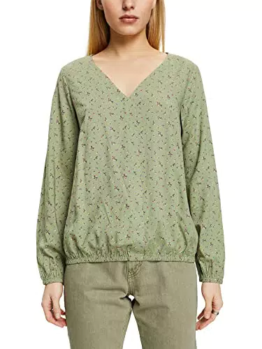 ESPRIT 991cc1f313, Camicia Donna, Light Khaki, M