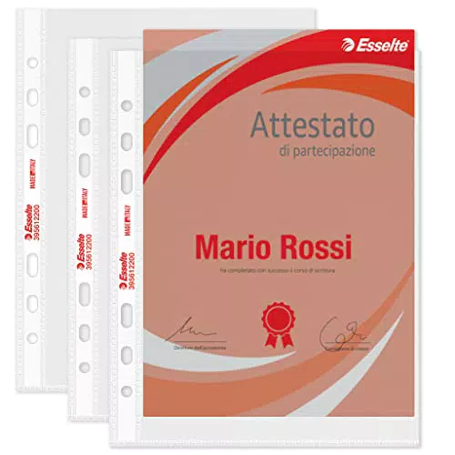 Esselte Buste Perforate Office, in PPL Antiriflesso