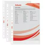 Esselte Buste Perforate Standard, in PPL Antiriflesso