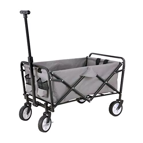 FASports Carrello Pieghevole con Freno di stazionamento