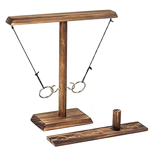 FCXQG Ring Toss Game Ring Hooks Toss Game Gancio e Anello Lancio Giochi Giocattolo Hook Toss Battle Game Giochi di Lancio e Giochi di Bevande Gioco Interattivo per Famiglie dal Ritmo Frenetico