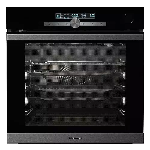 Hisense BSA66334PG  Forno con funzione vapore e pulizia pirolitica, argento