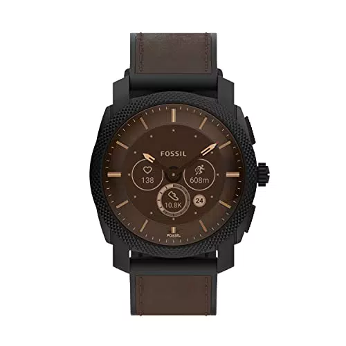 Fossil Hybrid Smartwatch Machine Gen 6 da uomo con frequenza cardiaca