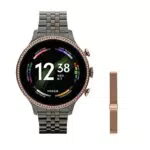Fossil Smartwatch Gen 6 da Donna in Acciaio FTW6078, color canna di fucile