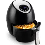 Friggitrice ad Aria 4, 5 Litri, Uten Air Fryer a Risparmio Energetico Con 7 Programmi
