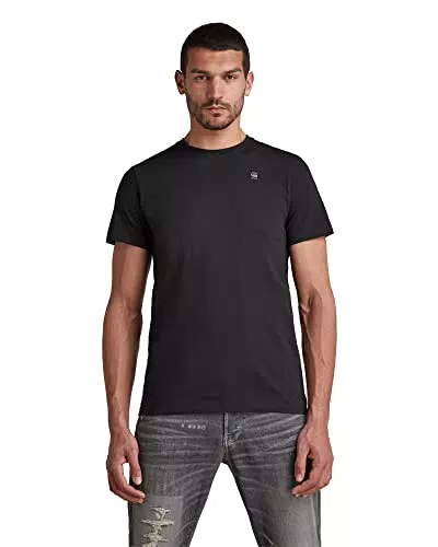G-STAR RAW Men's Base-S T-Shirt, Nero, L