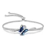 GEORGE · SMITH Bracciale Donna Placcato Argento, Regolabile