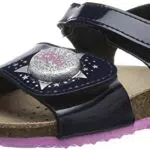 Geox J Adriel Girl, Sandali Bambine e ragazze, Navy