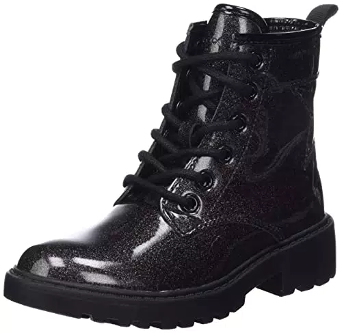 Geox J Casey Girl G, Stivaletti Bambine e ragazze, Argento