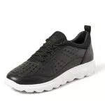 Geox Spherica, Scarpe da Ginnastica Donna, Nero