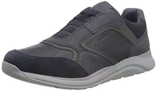 Geox U Damiano B, Sneakers Uomo, Blu