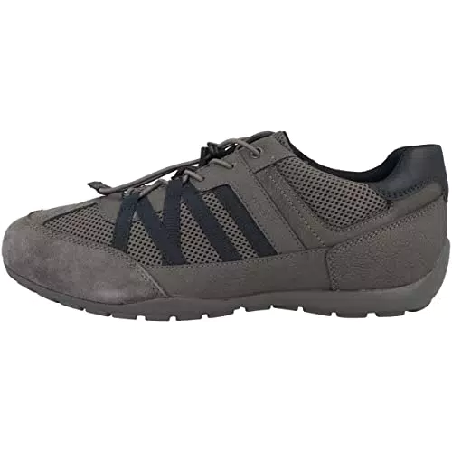 Geox U Ravex, Scarpe da Ginnastica Uomo, Grigio