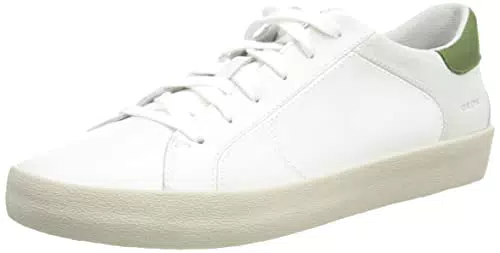 Geox U Warley A, Sneakers Uomo, Bianco/Verde