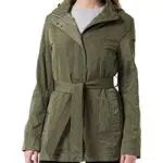 Geox W Annya Giacca, Oliva Militare, 48 Donna