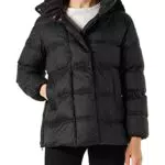 Geox W Tahina Imbottitura in Piuma, Nero, 44 Donna