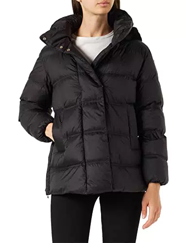 Geox W Tahina Imbottitura in Piuma, Nero, 44 Donna