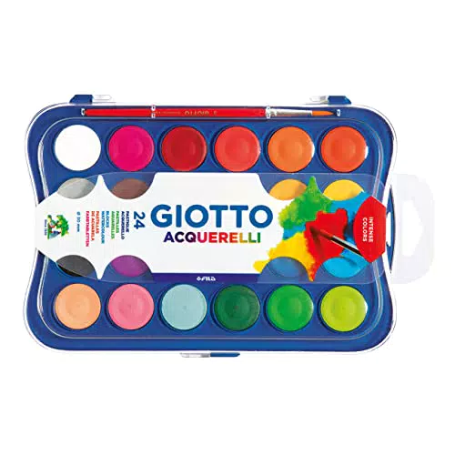Giotto Acquerelli Tempere Ad Acquerello + 1 Pennello